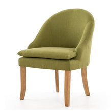 Load image into Gallery viewer, 100% oak leg chair coffee chair wood legs sofa PU leather chair