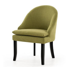 Load image into Gallery viewer, 100% oak leg chair coffee chair wood legs sofa PU leather chair