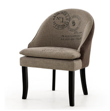 Load image into Gallery viewer, 100% oak leg chair coffee chair wood legs sofa PU leather chair