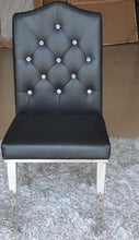 Load image into Gallery viewer, New 100% Stainless steel+Leather dining chairs