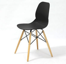 Load image into Gallery viewer, Wooden &amp; Plastic chair,white,Red blue,dining chair