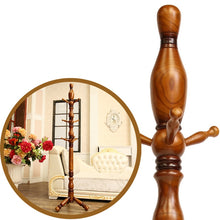Load image into Gallery viewer, 100% wooden coatrack stand 9 hooks,wooden living room furniture,Home Furnishing Decor armario ropero loft style furniture