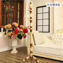 Load image into Gallery viewer, 100% wooden coatrack stand 9 hooks,wooden living room furniture,Home Furnishing Decor armario ropero loft style furniture