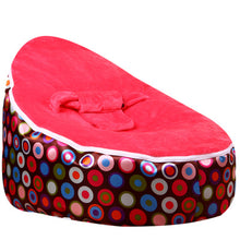 Load image into Gallery viewer, Medium Brown Circl Beanbag Bean Bag Chair Kids Bed For Sleeping Portable