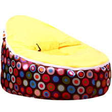Load image into Gallery viewer, Medium Brown Circl Beanbag Bean Bag Chair Kids Bed For Sleeping Portable