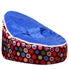 Load image into Gallery viewer, Medium Brown Circl Beanbag Bean Bag Chair Kids Bed For Sleeping Portable