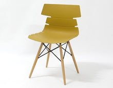 Load image into Gallery viewer, Fashion 100% Wooden &amp; Plastic chair,white,blue,dining chair