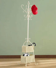 Load image into Gallery viewer, 100% Metal Fashion Coat rack Umbrella frame Hotel guest room floor coat hanger white/black/red Coat Rack Living Room Furniture