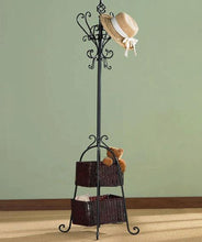 Load image into Gallery viewer, 100% Metal Fashion Coat rack Umbrella frame Hotel guest room floor coat hanger white/black/red Coat Rack Living Room Furniture