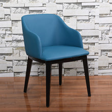 Load image into Gallery viewer, Hot Modern  chair with armchair metal leather living room chair.Leather Dining Room furniture Metal Dining Chair