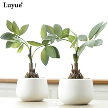 Load image into Gallery viewer, Luyue Artificial Flower Plant Bonsai Money Tree Home Decoration Potted plants Plastic Flower Vase Home courtyard Decor Garden