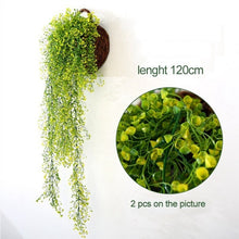 Load image into Gallery viewer, Luyue Artificial Plant Vines wall hanging green plant Chlorophytum decorative PVC Simulation plants orchid fake Flower rattan