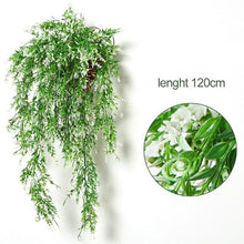 Load image into Gallery viewer, Luyue Artificial Plant Vines wall hanging green plant Chlorophytum decorative PVC Simulation plants orchid fake Flower rattan