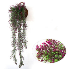 Load image into Gallery viewer, Luyue Artificial Plant Vines wall hanging green plant Chlorophytum decorative PVC Simulation plants orchid fake Flower rattan