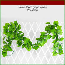 Load image into Gallery viewer, Luyue 2.2m Artificial Grape Leaves outdoor garden decoration Simulation scindapsus leaf Fake Flower green plant vines courtyard