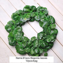 Load image into Gallery viewer, Luyue 2.2m Artificial Grape Leaves outdoor garden decoration Simulation scindapsus leaf Fake Flower green plant vines courtyard