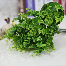 Load image into Gallery viewer, Luyue Artificial  turf grass Plant Lawn Outdoor decor plant wall accessories DIY green vines branch wedding decor Fake tree leaf