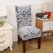 Load image into Gallery viewer, Velvet Dining Chair Cover Dustproof Stretch Chair Covers