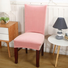 Load image into Gallery viewer, Velvet Dining Chair Cover Dustproof Stretch Chair Covers