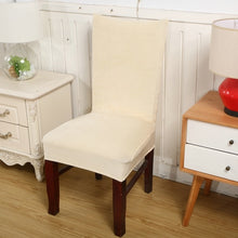 Load image into Gallery viewer, Velvet Dining Chair Cover Dustproof Stretch Chair Covers