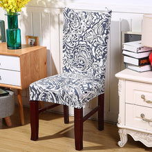 Load image into Gallery viewer, Floral Print Chair Cover Home Dining Elastic Chair Covers