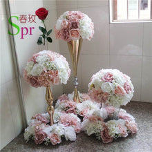 Load image into Gallery viewer, SPR wedding table center flower ball  wedding road lead artificial flore  centerpiece  wedding backdrop flower decoration