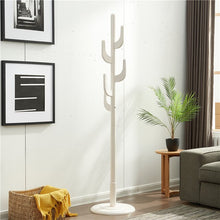 Load image into Gallery viewer, 100% Wooden Coat Rack Standing With Hooks Wood Tree Coat Rack Stand For Coats Hats Scarves Clothes Handbags wooden clothes rack