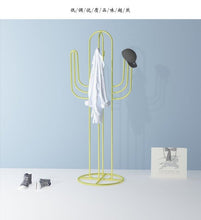Load image into Gallery viewer, New100% Metal Coat Rack Creative fashion cactus floor clothes hanger multifunction bedroom coat hat rack Living Room Furniture