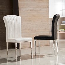 Load image into Gallery viewer, Fashion Classic chair Stainless steel+Leather dining chairs