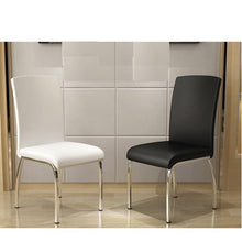 Load image into Gallery viewer, Modern simple household dining chair steel chrome plated dining chair