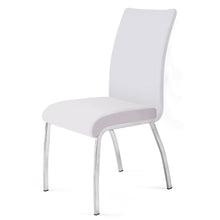Load image into Gallery viewer, Modern simple household dining chair steel chrome plated dining chair