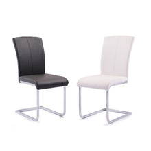 Load image into Gallery viewer, New Fashion European dining chair Stainless PU leather dining chair