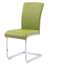 Load image into Gallery viewer, New Fashion European dining chair Stainless PU leather dining chair