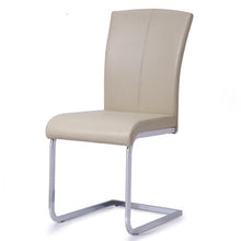 Load image into Gallery viewer, New Fashion European dining chair Stainless PU leather dining chair