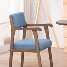 Load image into Gallery viewer, Modern simple retro dining chair with armrest leisure chair