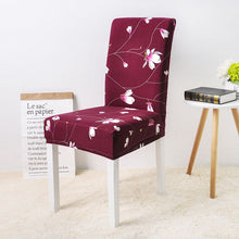 Load image into Gallery viewer, Floral Print Chair Cover Home Dining Elastic Chair Covers
