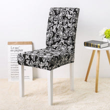 Load image into Gallery viewer, Floral Print Chair Cover Home Dining Elastic Chair Covers