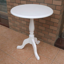 Load image into Gallery viewer, Small round solid wood coffee table style furniture living room furniture coffee table sofa side table