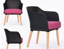 Load image into Gallery viewer, Fashion Color sofa Wooden chair,white,blue,dining chair