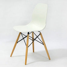 Load image into Gallery viewer, Wooden &amp; Plastic chair,white,Red blue,dining chair