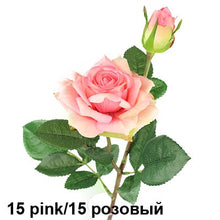 Load image into Gallery viewer, Real Touch Rose Sets Bouquet Latex Coated Silk Flower Home/Wedding/Marrige/Party Decoration Flower Decorative Artificial Flowers