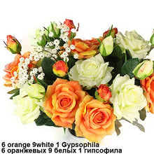 Load image into Gallery viewer, Real Touch Rose Sets Bouquet Latex Coated Silk Flower Home/Wedding/Marrige/Party Decoration Flower Decorative Artificial Flowers