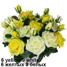 Load image into Gallery viewer, Real Touch Rose Sets Bouquet Latex Coated Silk Flower Home/Wedding/Marrige/Party Decoration Flower Decorative Artificial Flowers