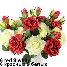 Load image into Gallery viewer, Real Touch Rose Sets Bouquet Latex Coated Silk Flower Home/Wedding/Marrige/Party Decoration Flower Decorative Artificial Flowers
