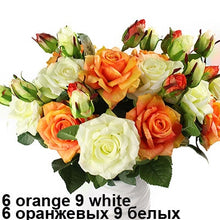 Load image into Gallery viewer, Real Touch Rose Sets Bouquet Latex Coated Silk Flower Home/Wedding/Marrige/Party Decoration Flower Decorative Artificial Flowers