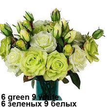 Load image into Gallery viewer, Real Touch Rose Sets Bouquet Latex Coated Silk Flower Home/Wedding/Marrige/Party Decoration Flower Decorative Artificial Flowers