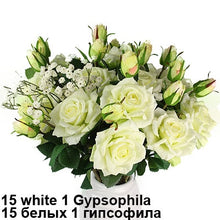 Load image into Gallery viewer, Real Touch Rose Sets Bouquet Latex Coated Silk Flower Home/Wedding/Marrige/Party Decoration Flower Decorative Artificial Flowers