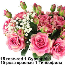 Load image into Gallery viewer, Real Touch Rose Sets Bouquet Latex Coated Silk Flower Home/Wedding/Marrige/Party Decoration Flower Decorative Artificial Flowers