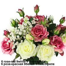Load image into Gallery viewer, Real Touch Rose Sets Bouquet Latex Coated Silk Flower Home/Wedding/Marrige/Party Decoration Flower Decorative Artificial Flowers