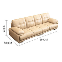 Load image into Gallery viewer, Maison Moderna Kanepe Asiento Sectional Puff Moderno Para Meble Couch Leather De Sala Mueble Set Living Room Furniture Sofa